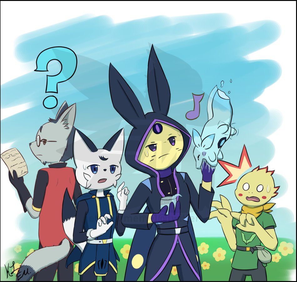 EternalMeme1's tweet photo. "This one is rather adorable."
"Feedin' Axoll bread huh? Does she need to eat?"
"Not necessarily, but it'd be nice for her to enjoy the experience of tasting and eating."
"Besides, she's about as big as a loaf of bread an-"
Axoll bites onto Dusk's hand
#art #digitalart #comicskit https://t.co/jvc5ZsmaLD