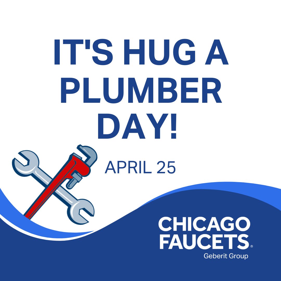 Shout out to all the hardworking plumbers out there. We appreciate you! Especially those installing Chicago Faucets ;) 
#plumber