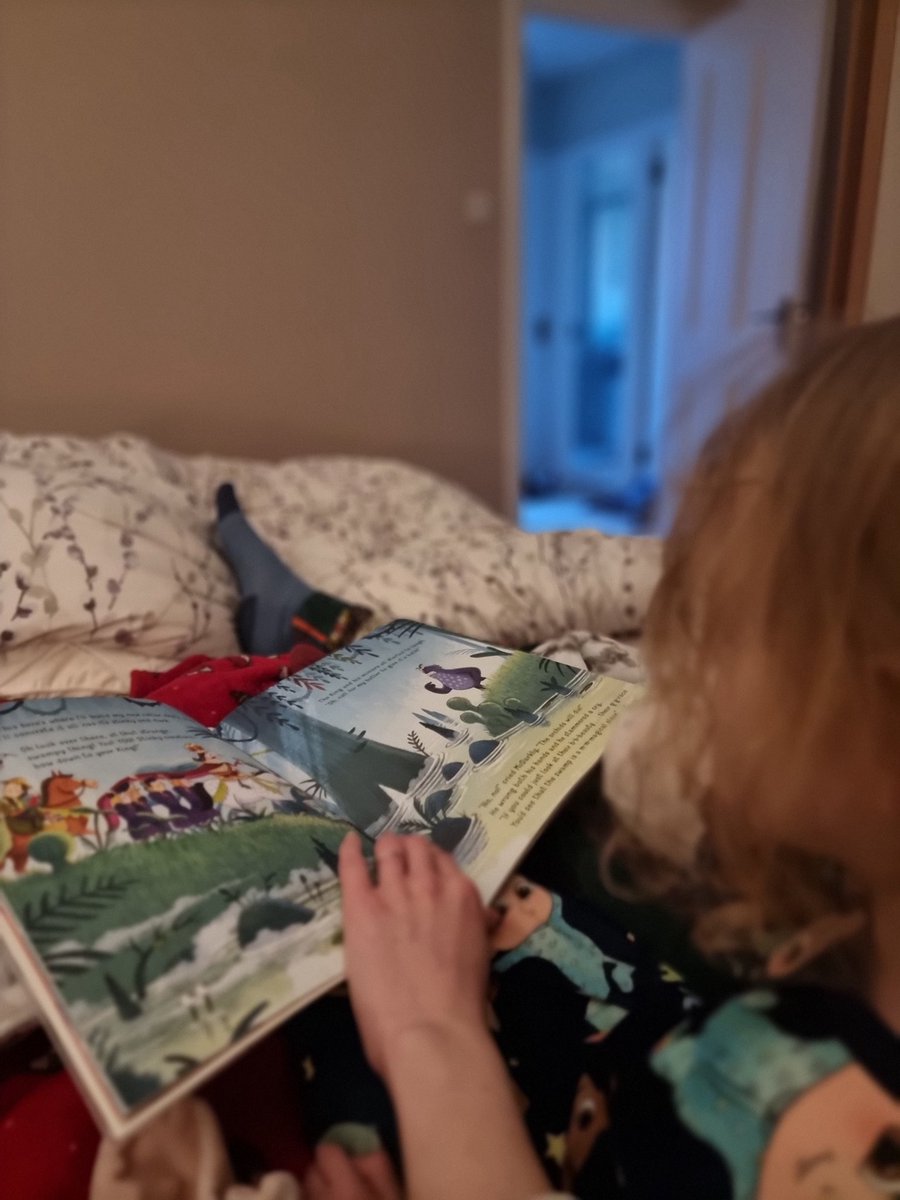 My daughter's new favourite story: King of the Swamp by the excellent @Emmett_Cath, with beautiful illustrations by @BenMMantle - it's read multiple times every night before bed. #WritingCommunity #kidlit #ChildrensBooks #picturebookswelove