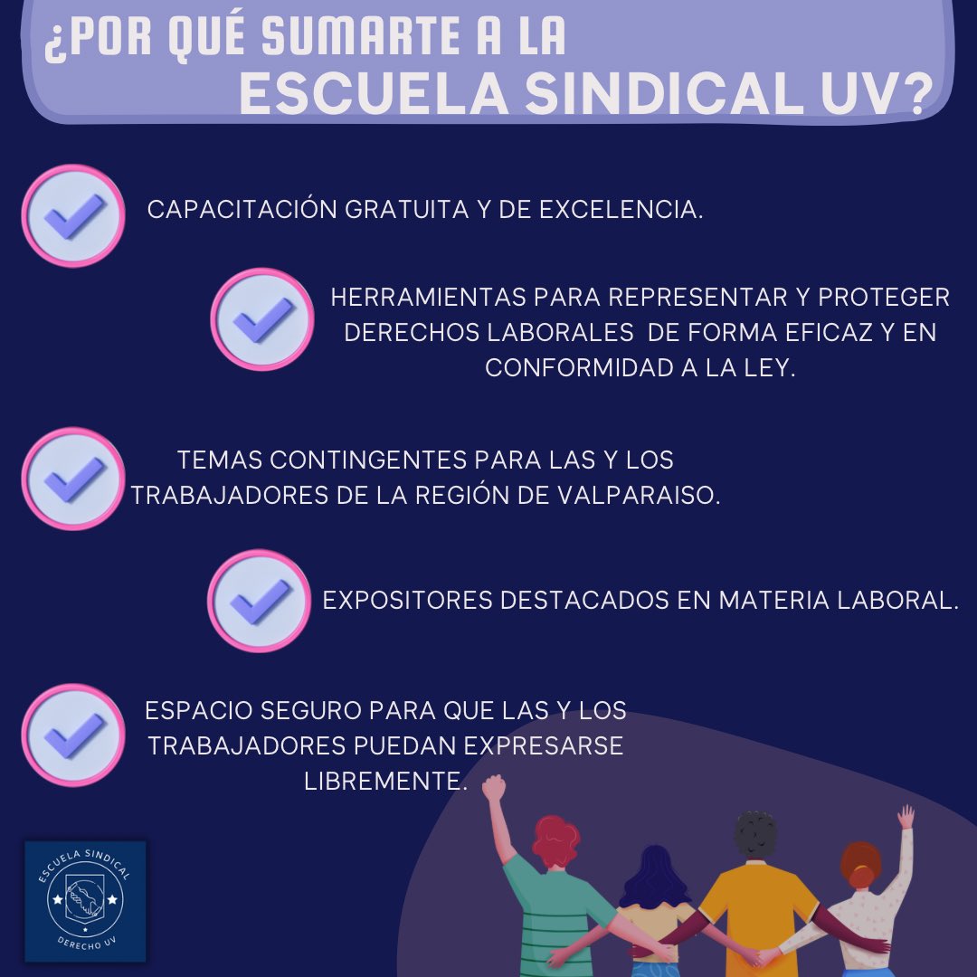 SindicalUV's tweet photo. ✨ MAÑANA COMENZAMOS Y AQUÍ VARIAS RAZONES POR LAS QUE NO DEBERÍAS PERDERTE LA ESCUELA SINDICAL 👇🏻
#40Horas #40horasley #DerechosHumanos #1deMayo #DiaDelTrabajador #DiaDelTrabajo #labourday #sindicalismo #sindical https://t.co/XH5fukuBue