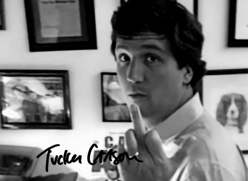 PatriotWriter's tweet image. Our collective feelings for @FoxNews &amp;amp; all corporate media is captured in one classic @TuckerCarlson pic. 

When pressure's on to cave/lie/be like everyone else, it takes courage to lead &amp;amp; tell the truth

#ScrewYou #propaganda #censorship #bebrave #1A #TuckerCarlson #truthinMedia