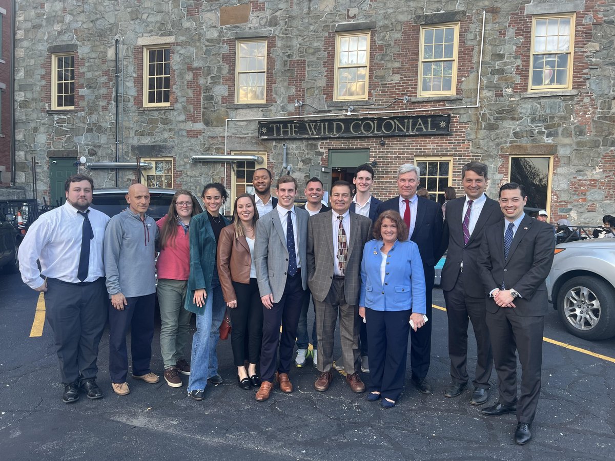 YoungDemsRI's tweet photo. We were proud to relaunch YoungDems of RI with such a great turnout at Wild Colonel last night!  Special thanks to @SheldonforRI, @JoeShekarchi, @PVDMayor, @SethMagaziner, @davidcicilline, and everyone from the @RIDemParty who came out to support Young Democrats across the state. https://t.co/U7wwZTz0l4