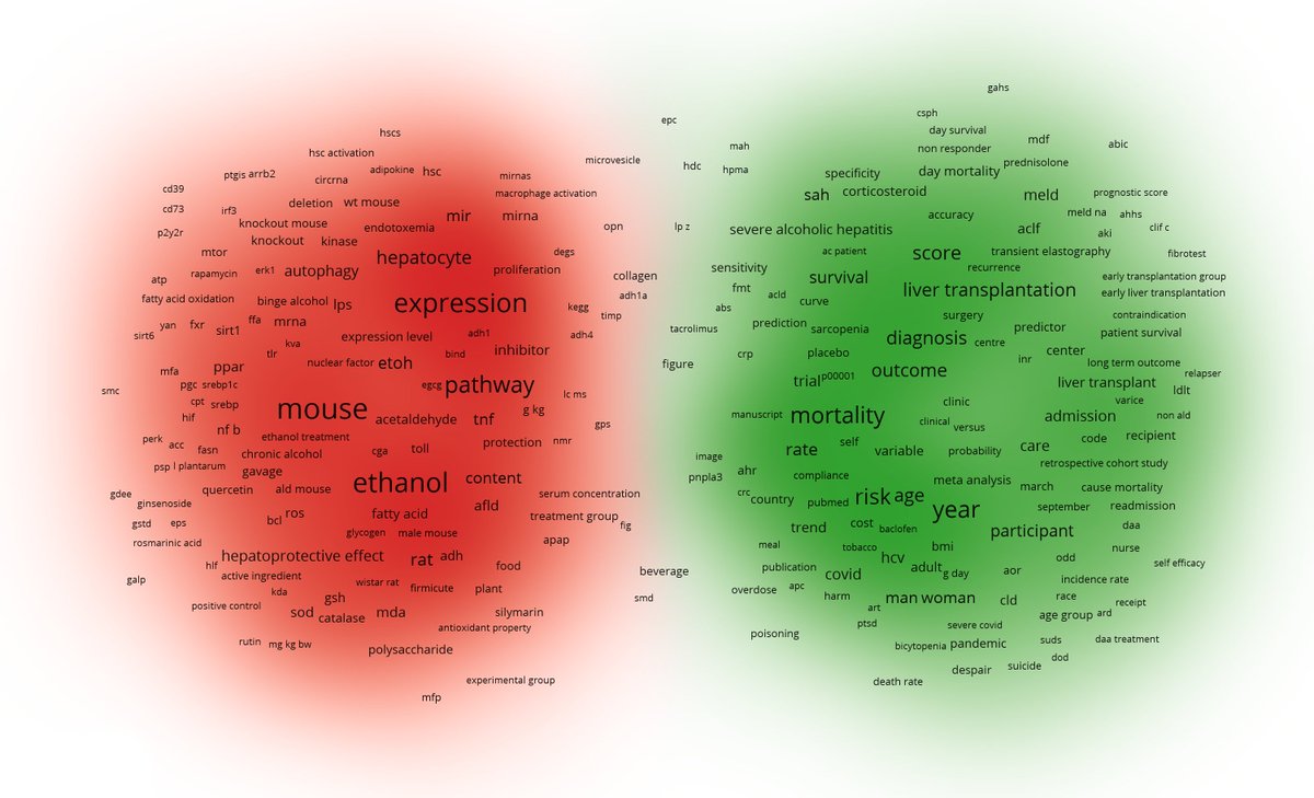 ISBRAComm's tweet photo. What terms appear the most in the abstracts of publications on #Alcohol-related #LiverDisease (#ArLD)? 🔎 (1/2)
@esbra_society @JMSAAS1966 #LASBRA #APSAAR @RSAposts @rsa_education @EASLnews @EASLedu #EASL @BASLedu #livertwitter https://t.co/W7e73qm0LU