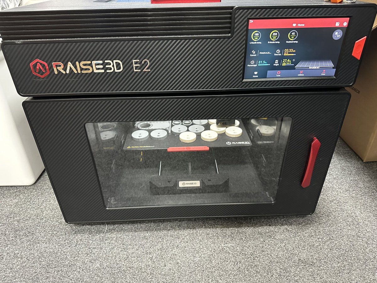 winstanley_mr's tweet photo. Thank you to our friends @CREATE_EDU_PROJ for letting us borrow the @Raise3D E2 for a while!
Time to get printing some resources to use with our @Sphero and @RoboticalLtd robots! 🤖🥳 https://t.co/1dfSSHaaSO