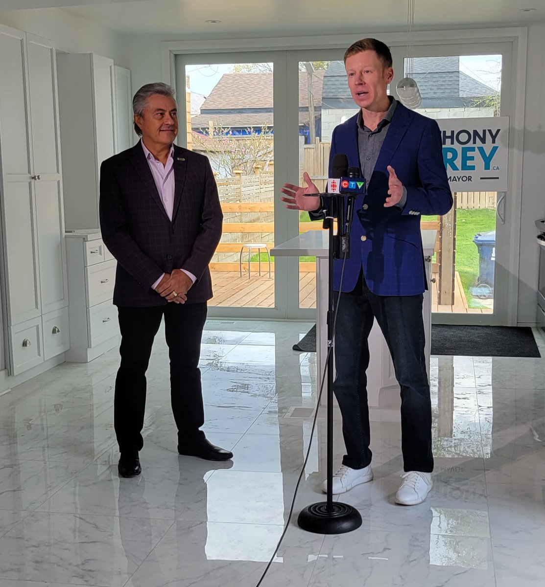 HOUSING AFFORDABILITY!!

Today I was joined by realtor Frank Leo to announce that, as Mayor of Toronto, I will support young families to fulfill their dreams of homeownership by removing the land transfer tax for first-time buyers. 

This will save families around $20,000!!