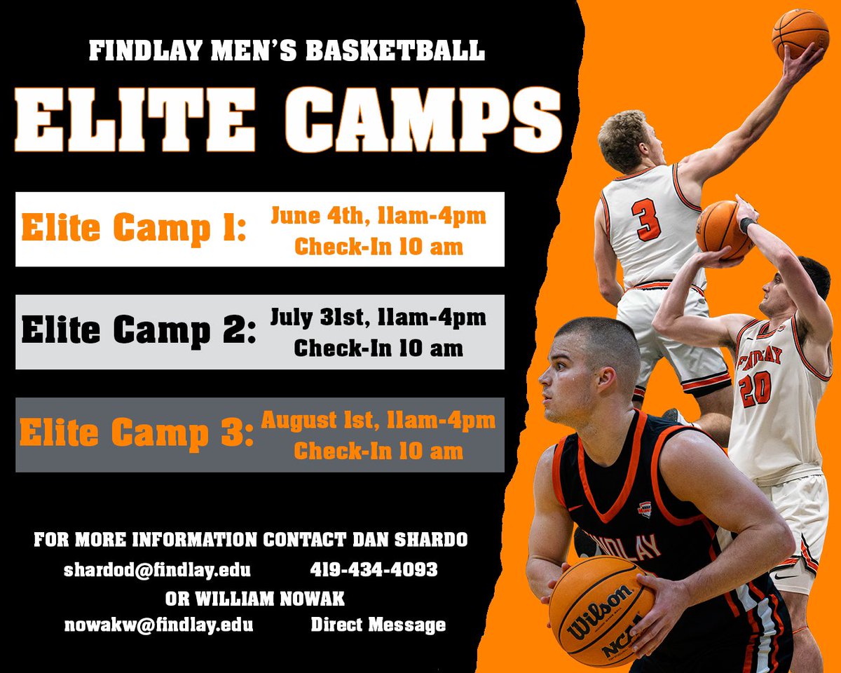 🚨Elite Camp Dates🚨

This year we are once again offering three different elite camps to all entering grades 9-12! Dates and times are included below and the link to sign up is in our bio! This is a great opportunity to get evaluated by many College Coaches!