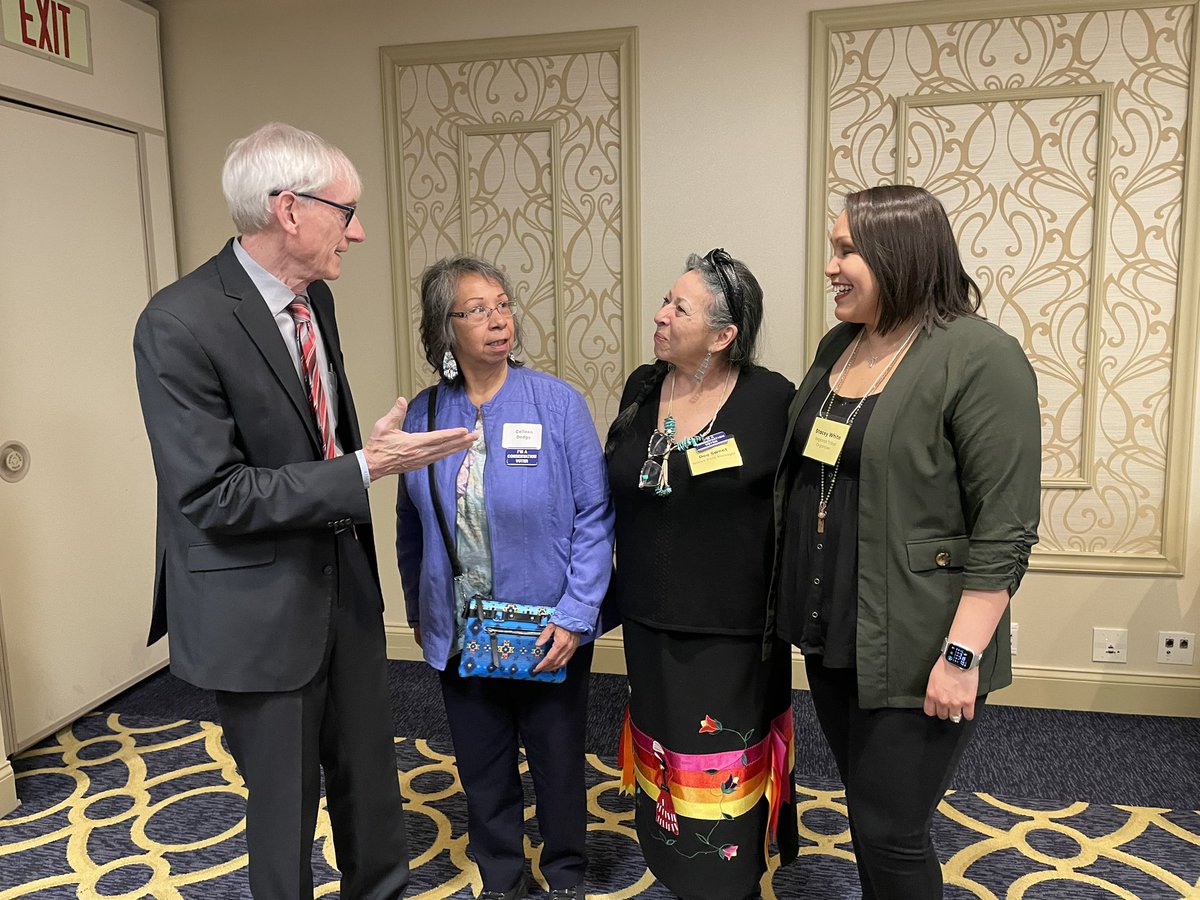 Big thanks to climate, clean water, and democracy champion <a href="/GovEvers/">Governor Tony Evers</a> for joining us for Conservation Lobby Day!