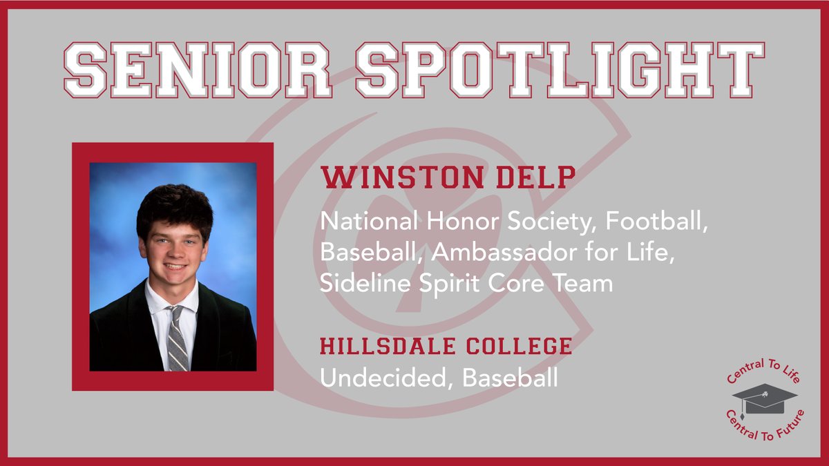 Central Catholic (@centralcatholic) on Twitter photo ☘️ SENIOR SPOTLIGHT: Hard to believe Class of 2023 will graduate on May 22!!! Over course of next 3-plus weeks, we're going to showcase our seniors!!! Next graduate is Winston Delp. CONGRATS <a href="/DelpWinston/">Winston Delp</a> & best of luck at <a href="/Hillsdale/">Hillsdale College</a>...GO IRISH!!! #CentralToLife l #2023Graduate ☘️ ☘️ SENIOR SPOTLIGHT: Hard to believe Class of 2023 will graduate on May 22!!! Over course of next 3-plus weeks, we're going to showcase our seniors!!! Next graduate is Winston Delp. CONGRATS <a href="/DelpWinston/">Winston Delp</a> & best of luck at <a href="/Hillsdale/">Hillsdale College</a>...GO IRISH!!! #CentralToLife l #2023Graduate ☘️