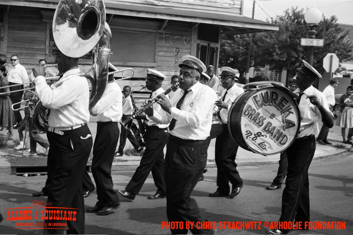 In 1963 Chris Strachwitz worked with a German film crew that wanted to record authentic American music. The trip started in California, wound through New Mexico and Arizona, then to Texas and Louisiana. @JazzFest @Jazznheritage @JazzFestArchive @wwoz_neworleans @krvsmedia