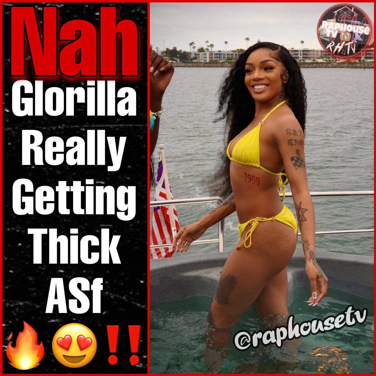 raphousetv2's tweet photo. Glorilla Really Getting Thick ASf 😍🔥‼️ https://t.co/xoYXriynwm