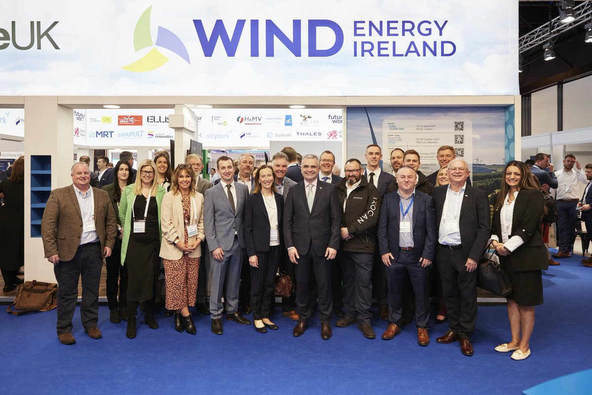 Today Minister <a href="/daracalleary/">Dara Calleary</a> is leading an Enterprise Ireland Trade Mission to <a href="/WindEurope/">Wind in Europe</a> with 11 Irish companies to mark and celebrate the growth of Irish exports to the international wind industry.  

Find out more: rebrand.ly/WindEur