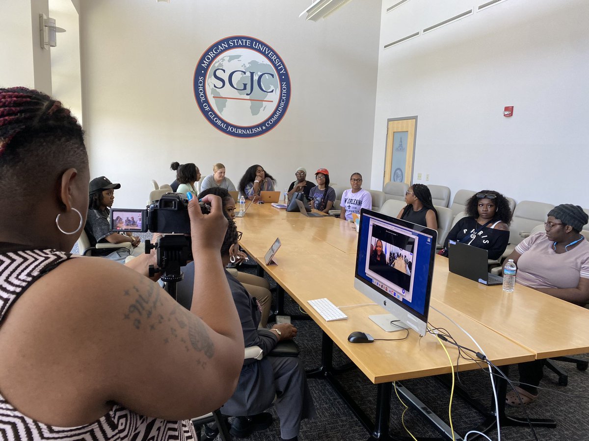 jana_duckett's tweet image. There’s always something exciting happening in @SGJCMSU. Last week, students connected with ad agency professionals from @SolveAgency and met with Dr. Lanikque @ACFHHS to learn about opportunities. Finally we welcomed several families during Explore Morgan Day! #scomup #sgjcbears