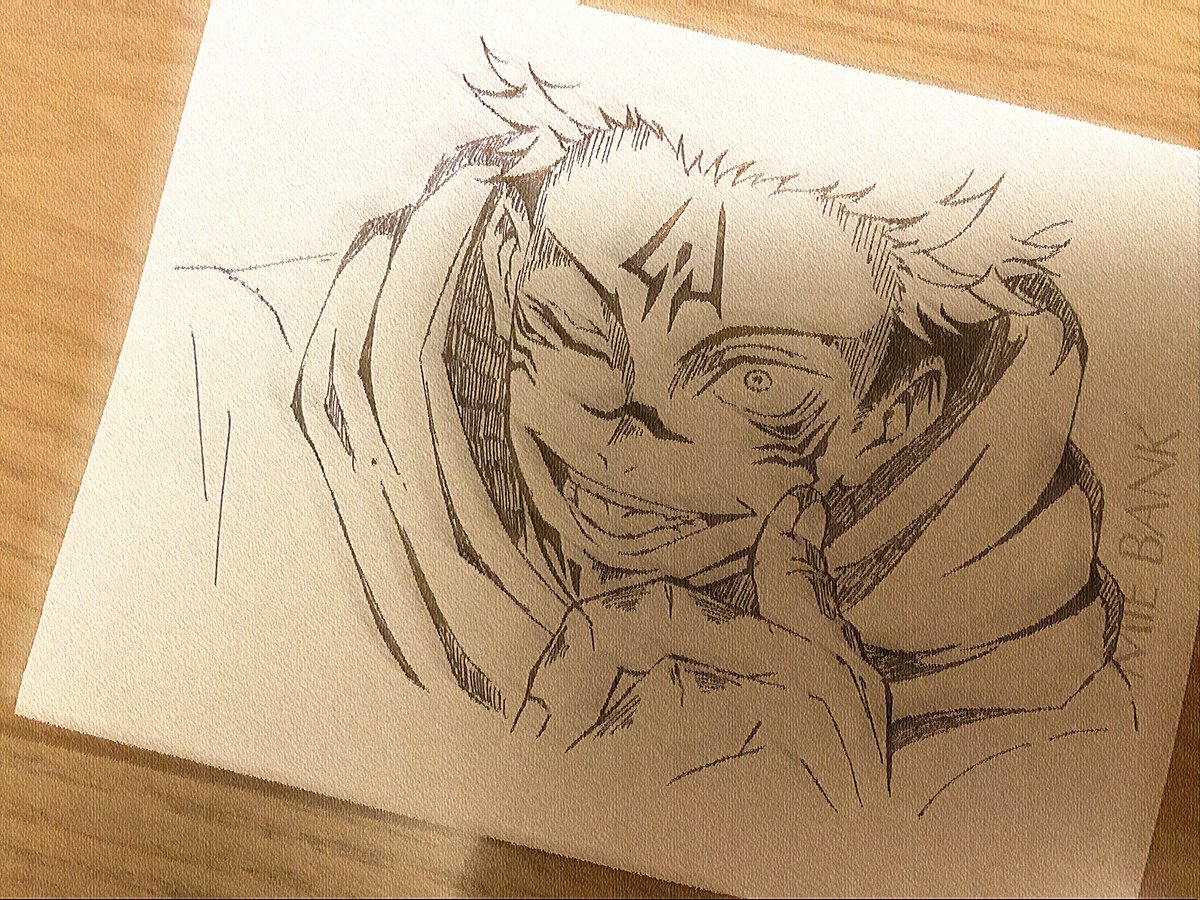 sui_sa__'s tweet photo. 本職:看護師
患者さんのリクエストで宿儺描いてみた

模写なんて何億年ぶり() https://t.co/KyYaaJoTod