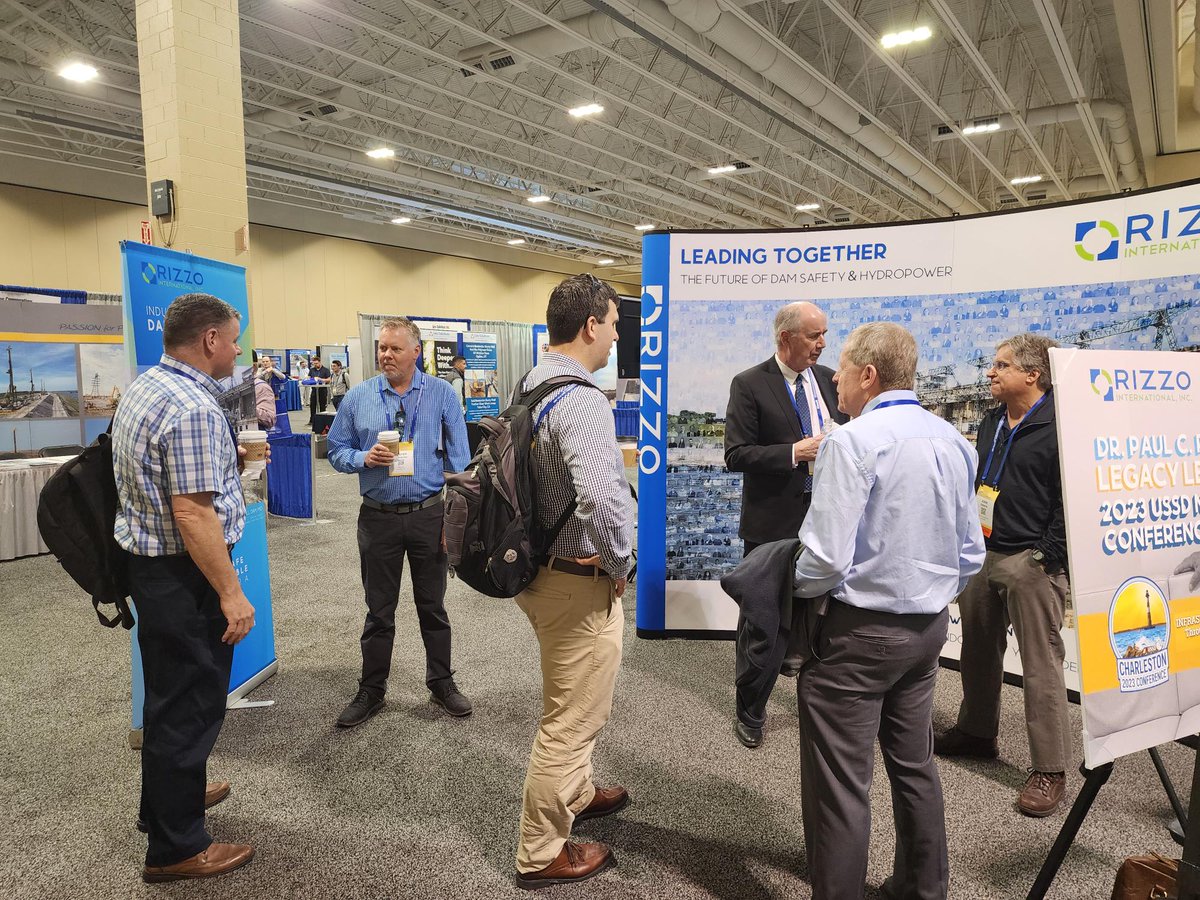RIZZOIntl's tweet photo. It was an hour to be a sponsor of USSD's National Conference last week! Thank you @USS_Dams for the opportunity and great networking🤝

#dams #engineering #damsafety #conferences https://t.co/aqFe59c72A