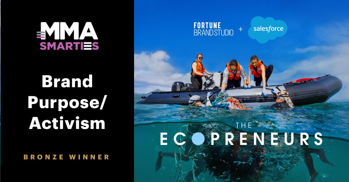 Our <a href="/salesforce/">Salesforce</a>+ series, The Ecopreneurs, won a bronze award at The Smarties! It features the innovative, passionate ecopreneurs who are working tirelessly to save our planet. Watch here: bit.ly/the-ecopreneurs