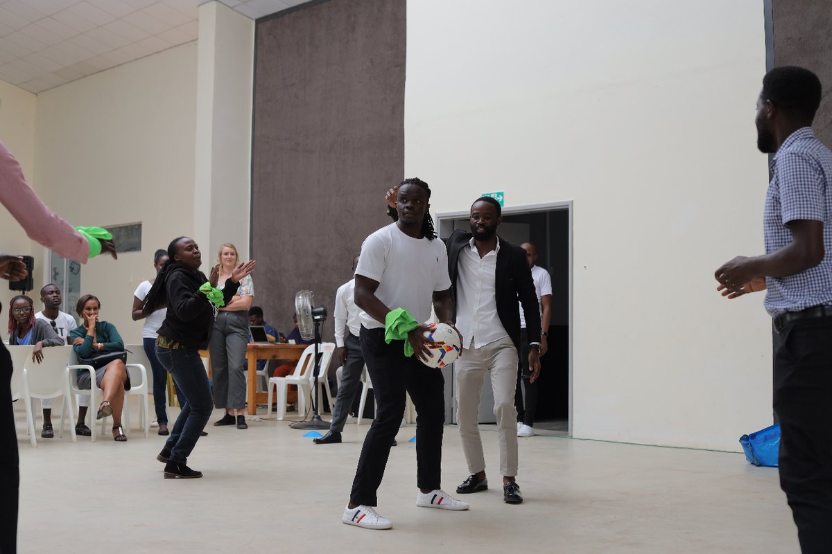 tbf_ug's tweet photo. Guests eagerly participating in the "more the merrier" team play activity, igniting excitement for the upcoming Game Up for Change plenary program with various figures in the sports industry.
#GameUpForChange
#SFDWeek https://t.co/mESDp6LgiE