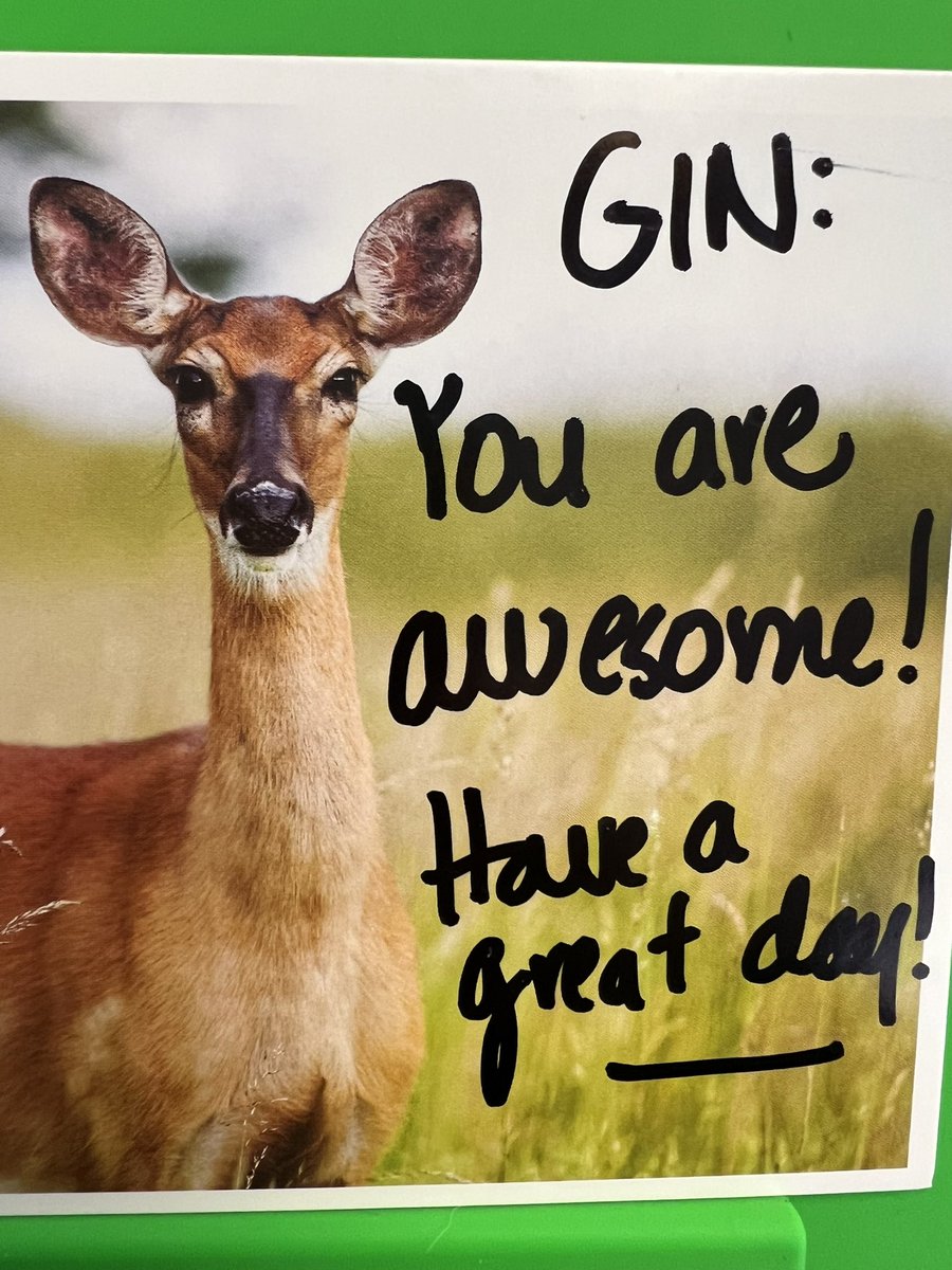 Gin Hodge (@gin_hodge) on Twitter photo Would you love to have a surprise note like this on your presentation station? It happens at <a href="/NCCATNews/">NCCAT News</a>! Would you love to have a surprise note like this on your presentation station? It happens at <a href="/NCCATNews/">NCCAT News</a>!