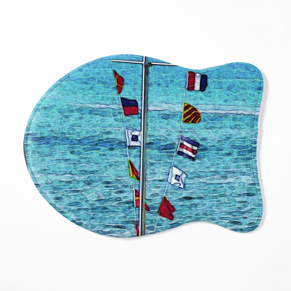 Boating Flags on the Water Pet Mat
#petsupplies #petmats #boating #signalflags   redbubble.com/i/cat-mat/Boat…