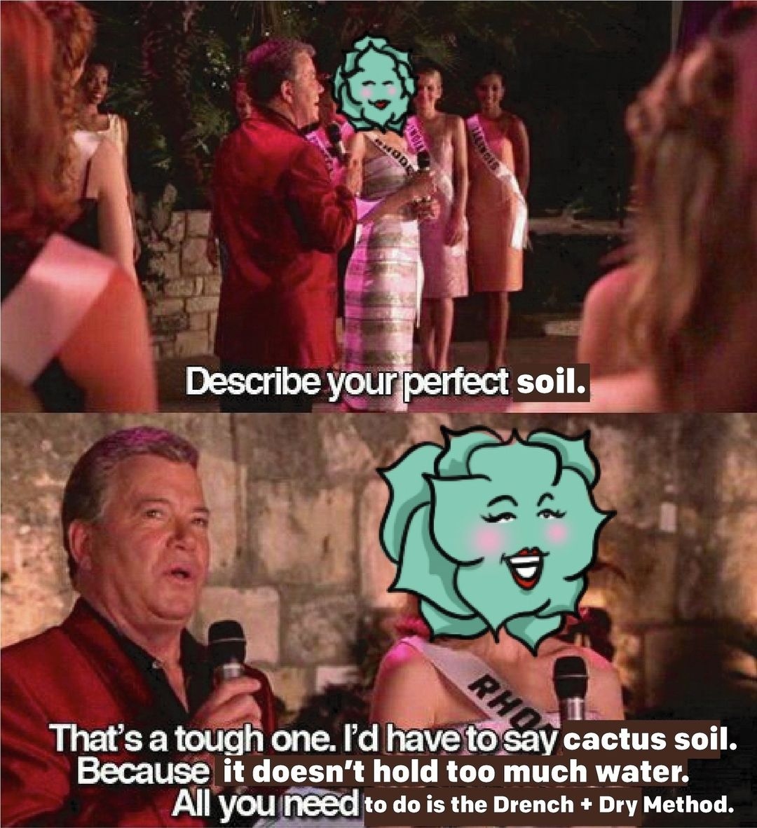 Here's to the perfect date... and soil. #April25th #MissCongeniality ⁠