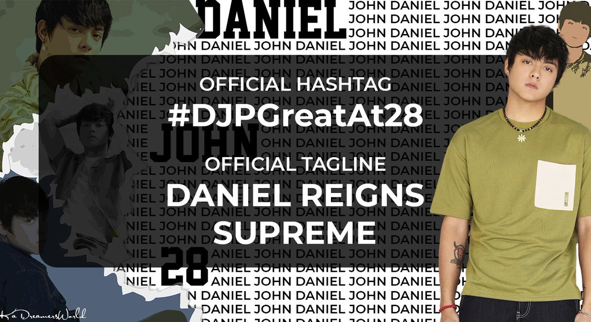 Happiest Birthday to our King and Supreme Idol, <a href="/imdanielpadilla/">Daniel Padilla</a>!

DANIEL REIGNS SUPREME
#DJPGreatAt28