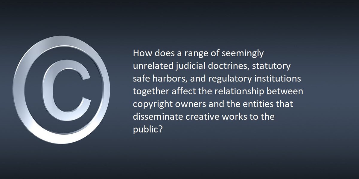 Copyright’s Law of Dissemination: Identifying the many different ways #copyright regulates #licensing between owners and distributors. Find Out More: spkl.io/60194eoiU Subscribe for Free: spkl.io/60104eoiq @jacobmvictor @CardozoLaw #LawTwitter