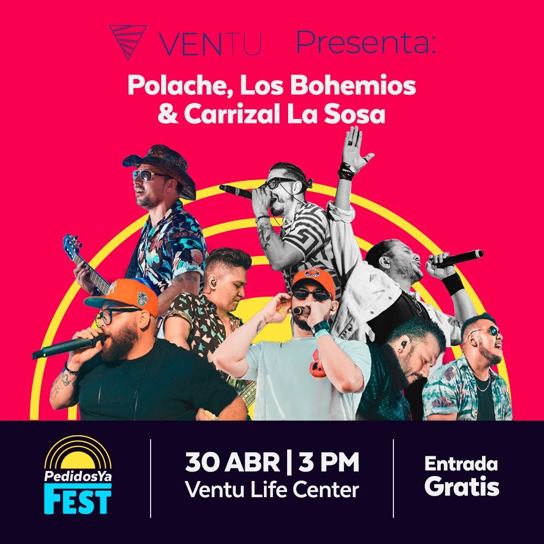 PolacheHN's tweet photo. Polache, Los Bohemios y Carrizal La Sosa en 𝗖𝗢𝗡𝗖𝗜𝗘𝗥𝗧𝗢 👨🎤🎸🔊
𝗟𝘂𝗴𝗮𝗿: Ventu Life Center
𝗙𝗲𝗰𝗵𝗮: Domingo 30 de Abril
¡Entrada completamente 𝗚𝗥𝗔𝗧𝗜𝗦!
Te invita Ventu y Pedidos Ya
.
.
.
#ventu #lifecenter #pedidosya #concierto #plazacentral #polache https://t.co/mAoziaYwXw