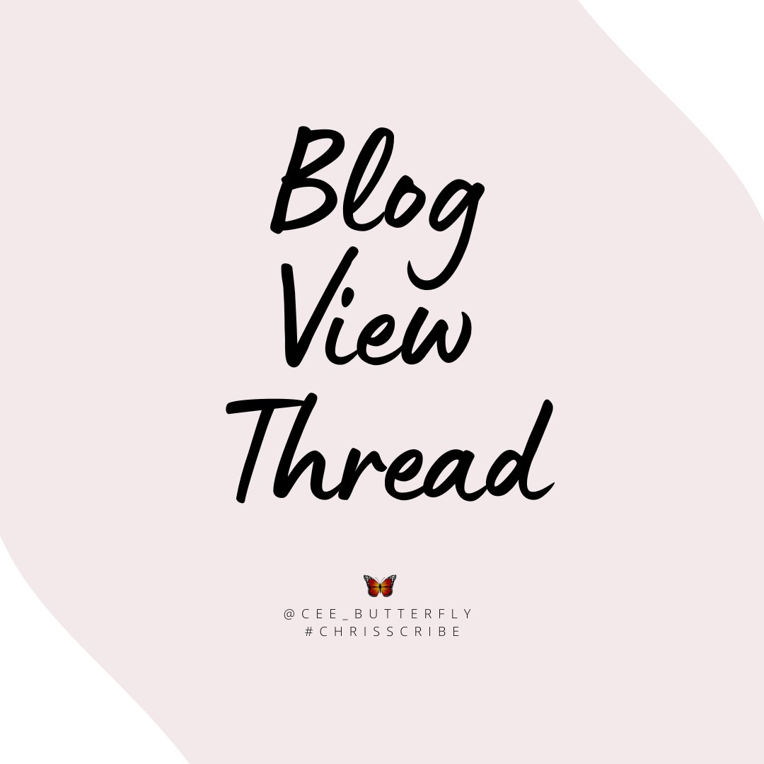 BLOG VIEW THREAD!!!

🦋Share your blog post
🦋Comment on others
🦋RT/Like this Tweet for exposure
🦋Follow new bloggers!

#bloggerstribe #cosybloggersclub #worldbloggersrt #theclqRT #TheBlogNetwork #BloggersHutRT #writerslift #WritingCommunity