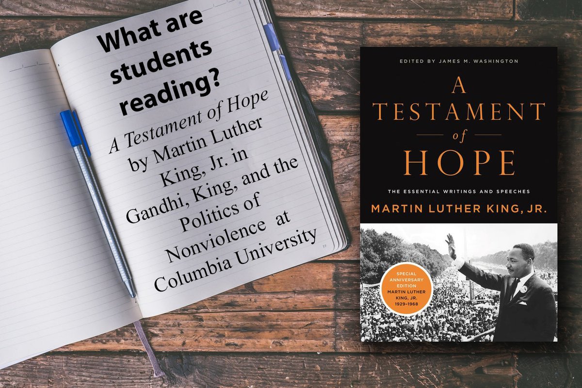 HarperAcademic's tweet image. Recently adopted into a Political Science course, Columbia students read A TESTAMENT OF HOPE by Martin Luther King, Jr. Learn more about this title, and read an excerpt, at our book page: fal.cn/3xHUU #MLK #courseadoption #polisci
