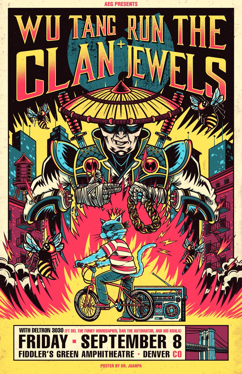 Join the Wu and @runjewels in Denver on September 8th. Pre-sale begins April 26th at 10am MT with the password wtcdenver, general on sale is April 28th at 10am MT. See you there👐

axs.com/events/482174/…