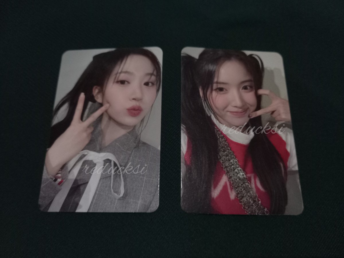 wts limited photocards expergo haewon jiwoo 

nmixx pc on hand