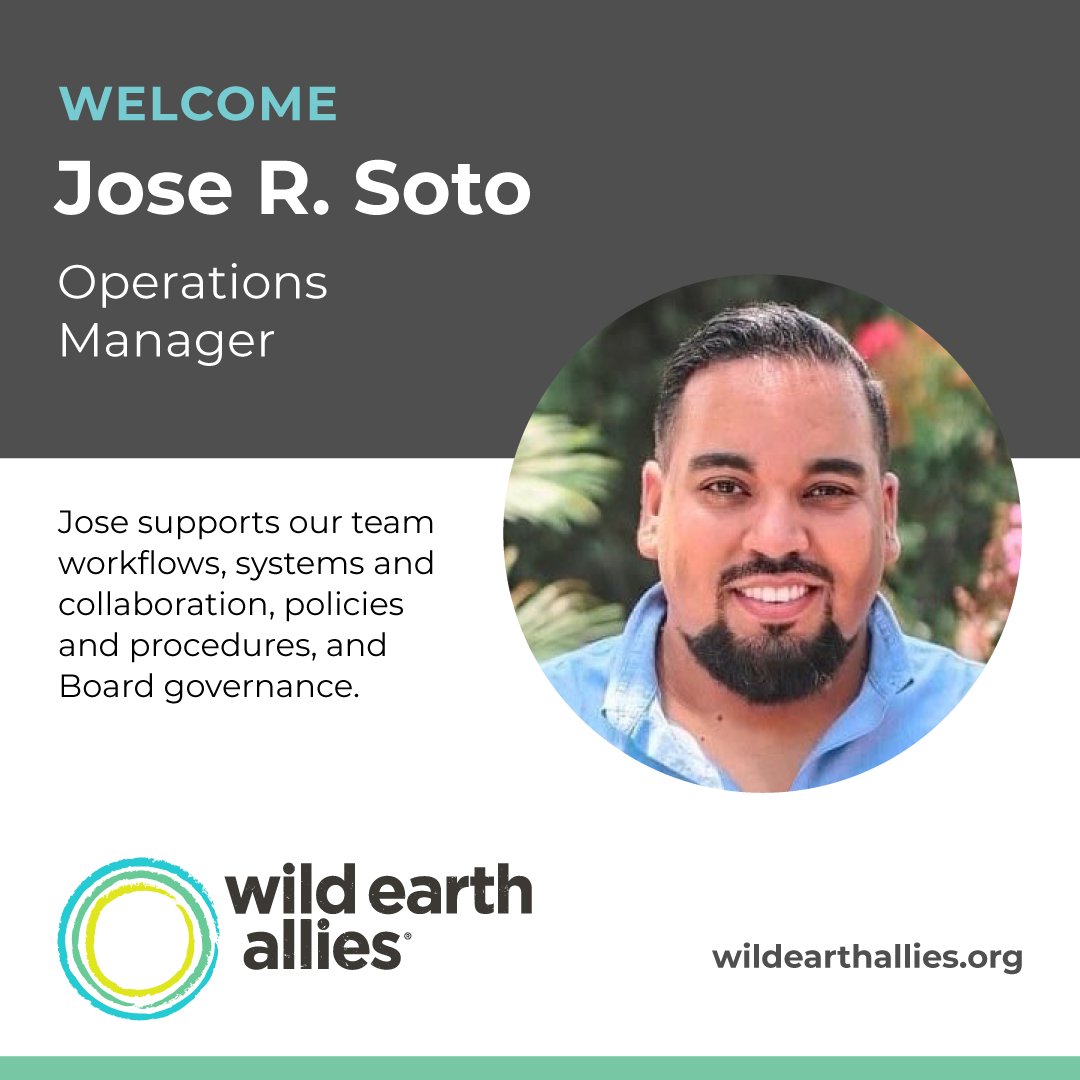 Meet our new Operations Manager, Jose R. Soto! Jose leverages over five years of non-profit experience to support our team workflows, systems and collaboration, policies and procedures, and Board governance. 

Please join us in welcoming Jose to the team!