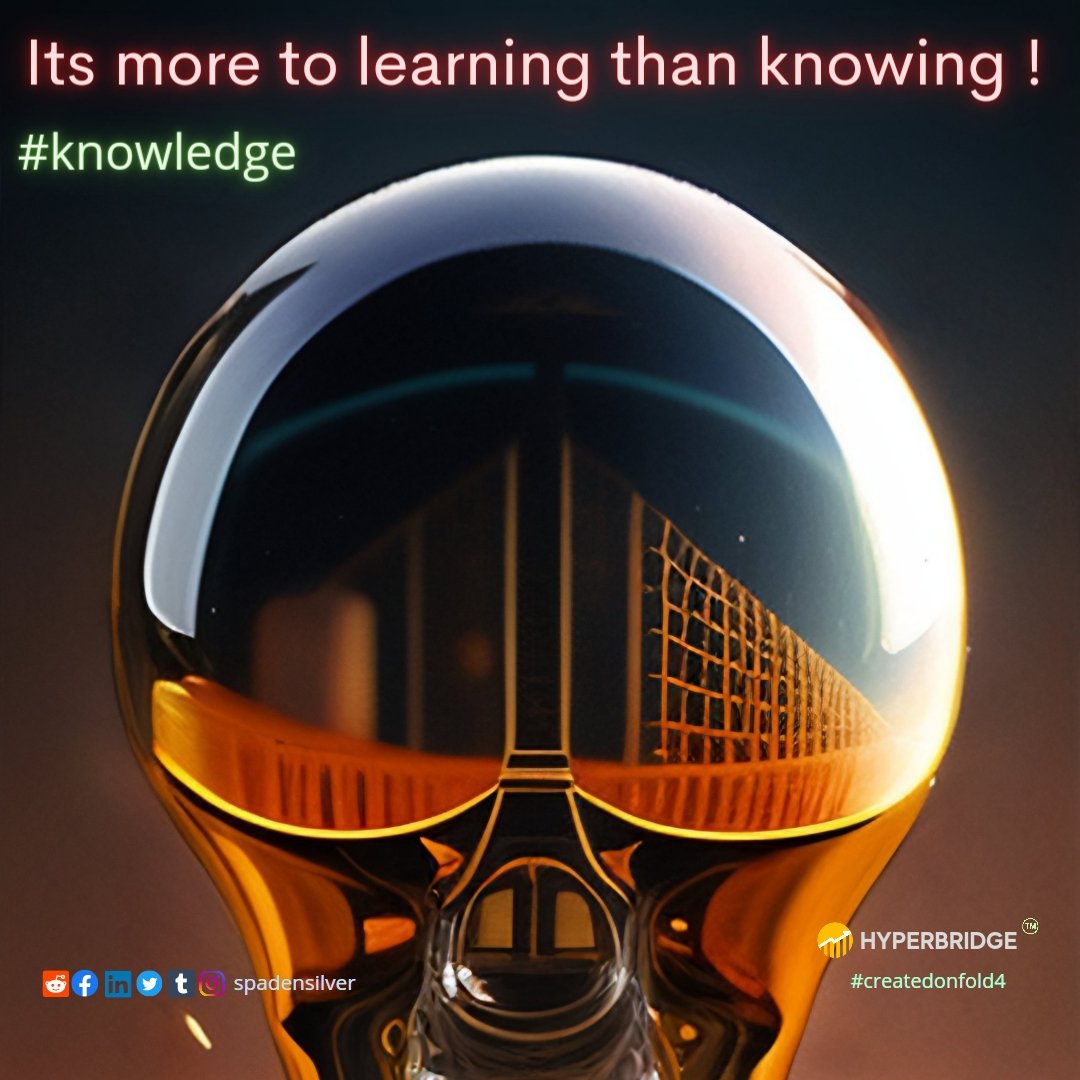 spadensilver's tweet image. It&apos;s more to learning than knowing #knowledge #spadensilver #learning #knowing