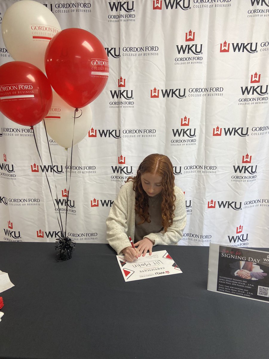 Today is Signing Day at <a href="/WKUGordonFord/">WKU Gordon Ford</a>! We are celebrating students who have accepted Internships and Full-Time Jobs!!