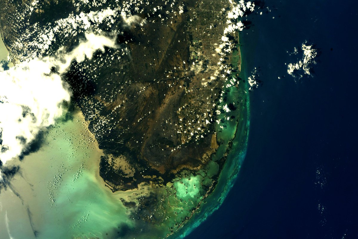 NASA's tweet photo. People travel to national parks every year to be surrounded by the beauty of nature. #NationalParkWeek

National parks seen from space are just as beautiful. Maybe more? 

You be the judge. https://t.co/UhIYx3cBiQ https://t.co/WzYVxq0TNU