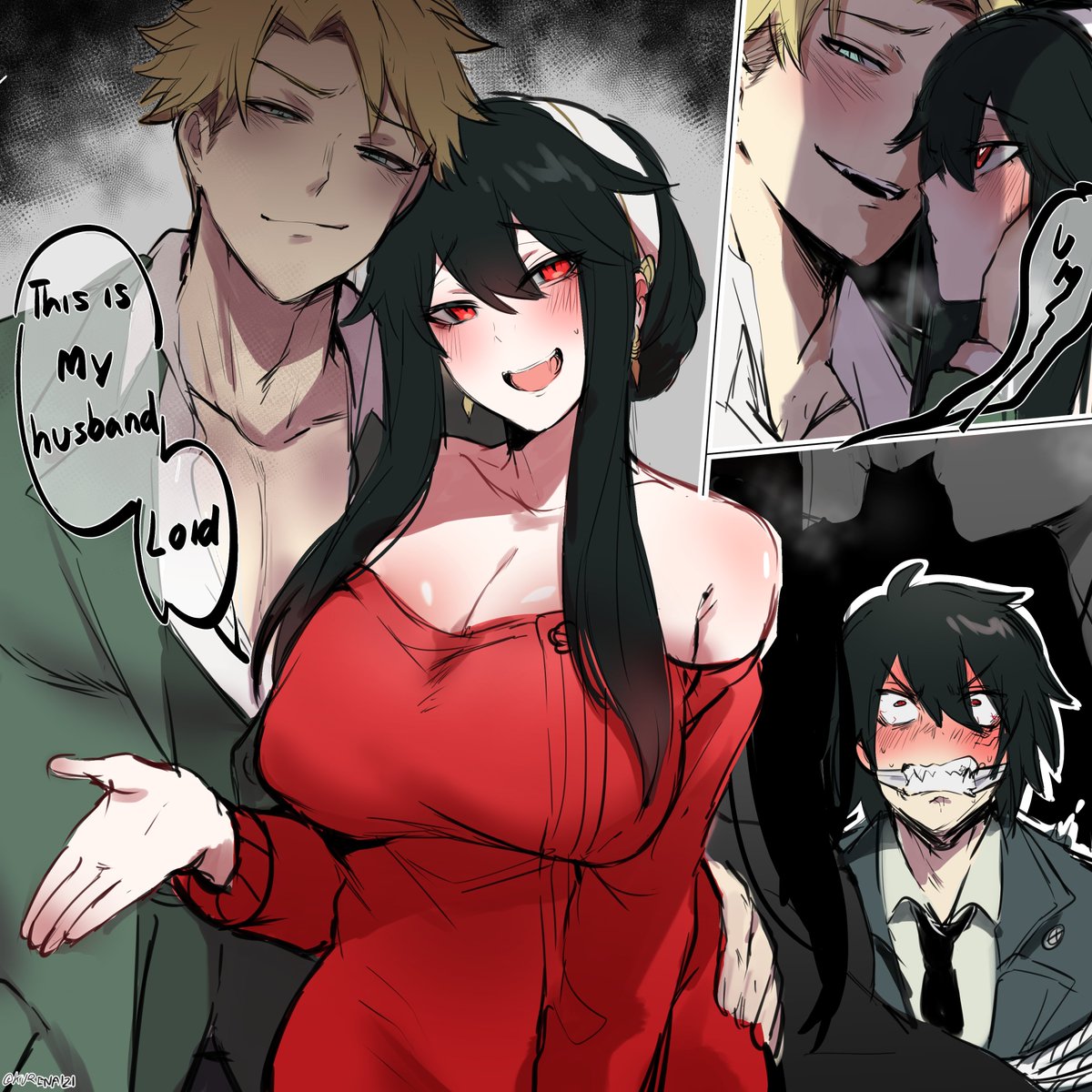 KureNaiZ1's tweet photo. Repost I
just noticed that I made many loidyor art last year 😂 https://t.co/cq3ovGFaye