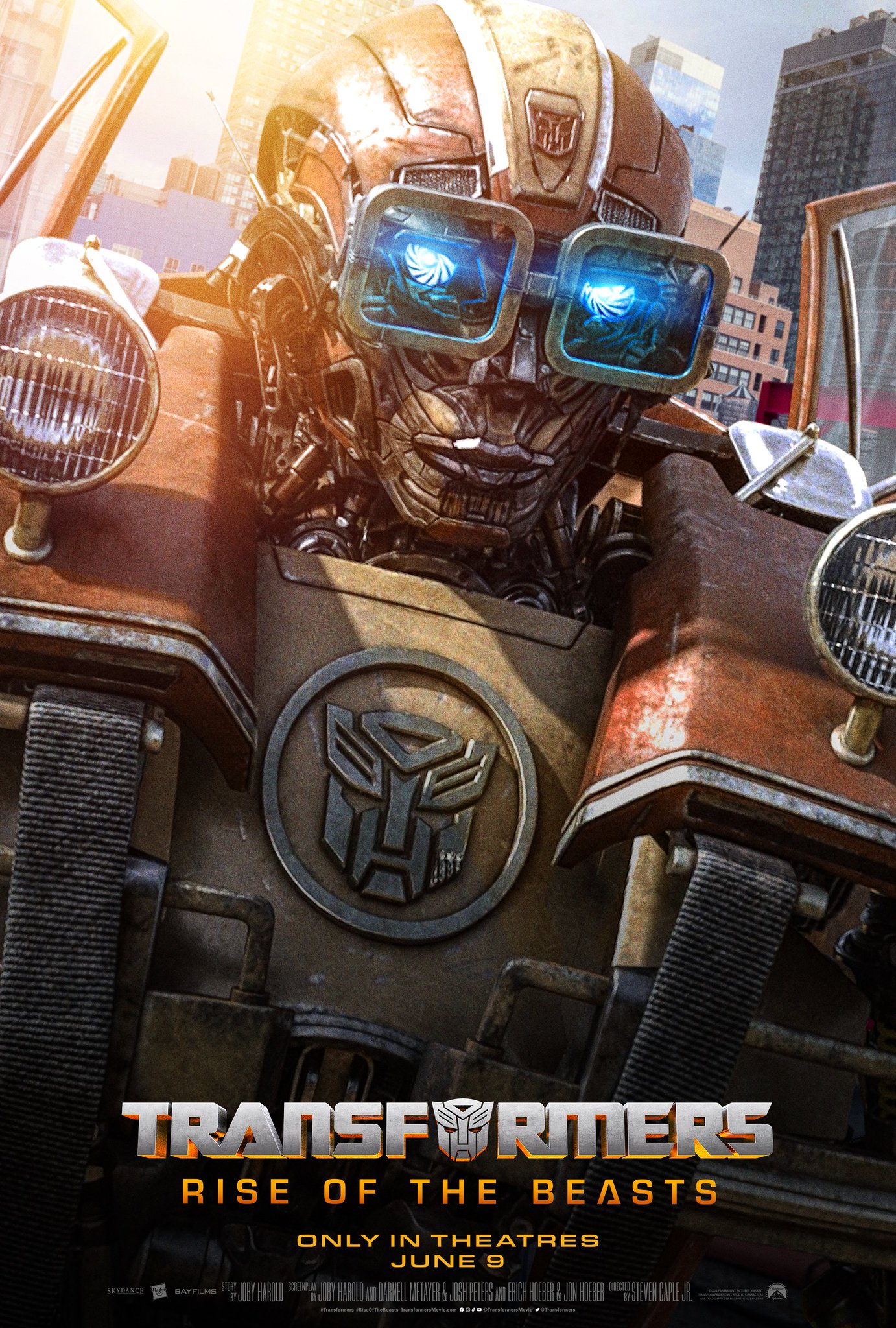 Nieuwe Transformers Rise of the Beasts karakterposters 