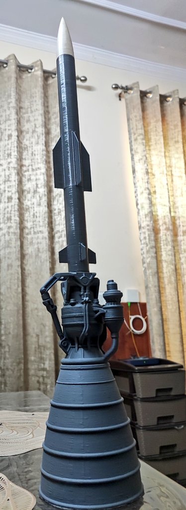 prints_india's tweet image. Satellite killer missiles 
Meteor and Astra with extra booster 😝 
Day 1 with #rocketEngine