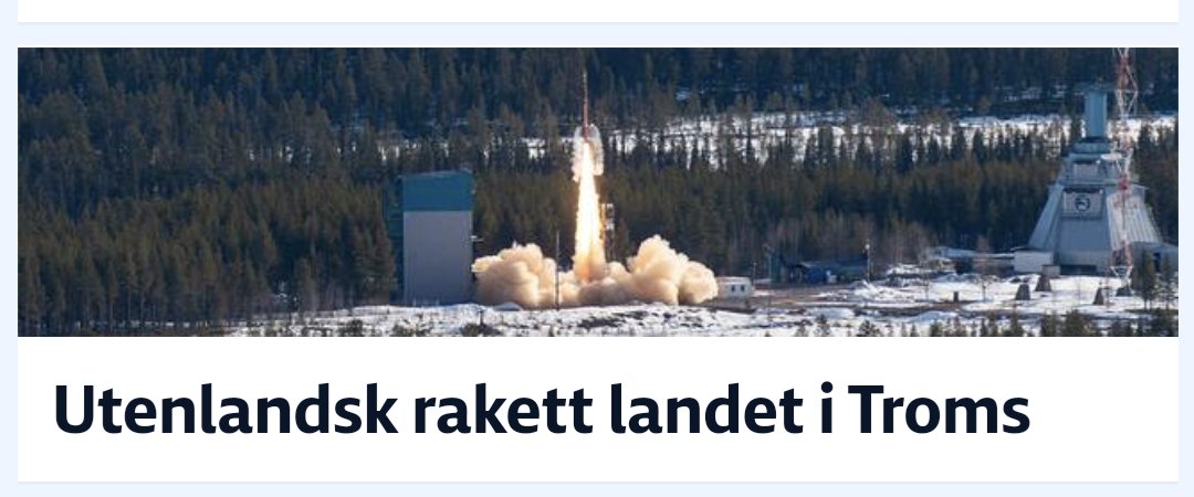 askogvold's tweet photo. @NRKno lærer av @db_nyheter hvordan man lager overskrifter, men kunne gått lenger:

<blink>Akkurat nå:</blink>
Rakettsjokk: - Fy faen!
Avfyrt fra utlandet https://t.co/6WTpzDcW6H