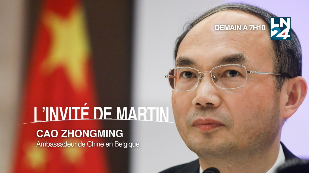 LesNews24's tweet image. 🎙 L'ambassadeur de Chine en Belgique @ChinaAmbBelgium est l'invité de @Le_Bux ce mercredi dès 7h10 sur #LN24