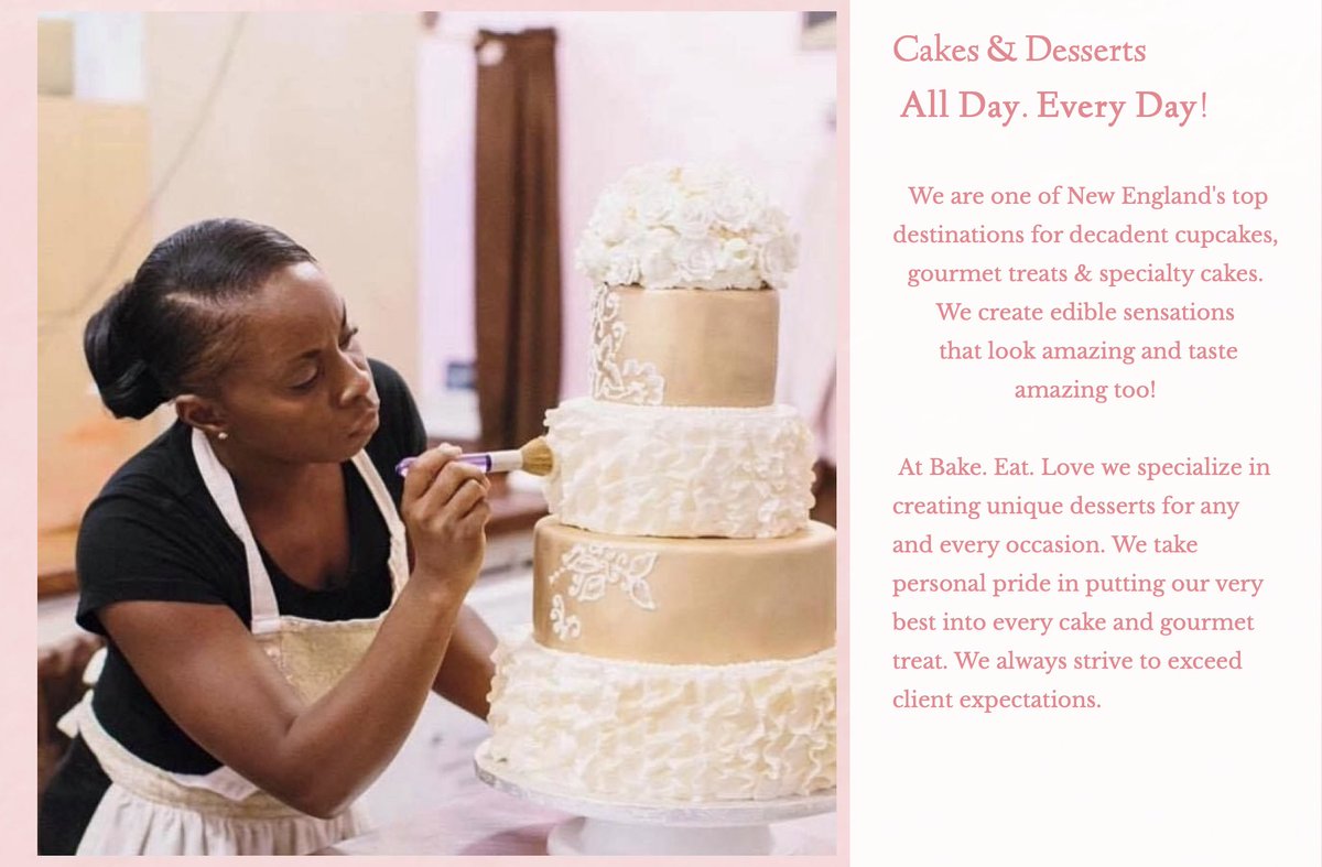 On this townie Tuesday we're highlighting Bake. Eat. Love a RI based bakery owned by Johnson &amp; Wales graduate Crystal Sparkman. They're known for their decadent cupcakes, gourmet treats, and specialty cakes. 
-
instagram.com/bakeeatlove1/
Like them on FB here:
facebook.com/profile.php?id…