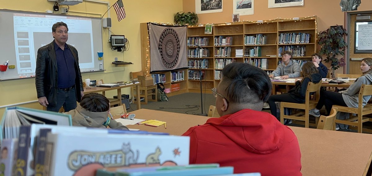 Deana Simonetti (@plainedgemslmc) on Twitter photo Finally…after a long wait since Covid…Long Island poet Billy Lamont is back at Middle School Library. Our 7th graders once again have this unique opportunity!! Our hearts and minds are full! <a href="/PoetBillyLamont/">Billy Lamont</a> Finally…after a long wait since Covid…Long Island poet Billy Lamont is back at Middle School Library. Our 7th graders once again have this unique opportunity!! Our hearts and minds are full! <a href="/PoetBillyLamont/">Billy Lamont</a>