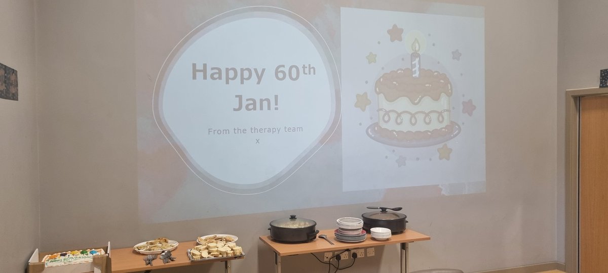Claire78028760's tweet image. Wishing the best manager you could ask for a massive happy 60th. He always goes above and beyond for all his team and will always put your needs first. You deserved to be spoilt ❤️  food and decorations by #therapyteam @GMMH_NHS @AtherleighP @SueGall03821814