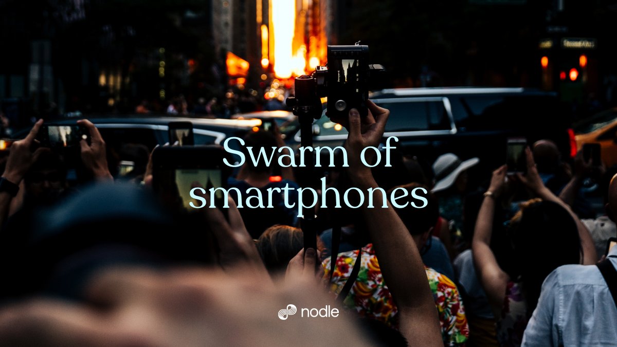 NodleNetwork's tweet photo. 1/
Swarm of Smartphones
(Thread) https://t.co/SITr39ADXp