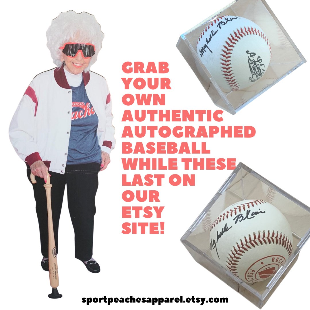 IWBC4Me's tweet photo. Maybelle Blair’s mission can be furthered through our own! Help the #IWBC build #APlaceOfTheirOwn by getting your own autographed ball from #SPoRTPeachesApparel! #GretaGillFans #CarsonShawFans #APlaceOfTheirOwn #StepUpToTheSport #SPoRTMakeup #MoreThanFour https://t.co/TJ0MQDNrdN https://t.co/gVydAXB2TV