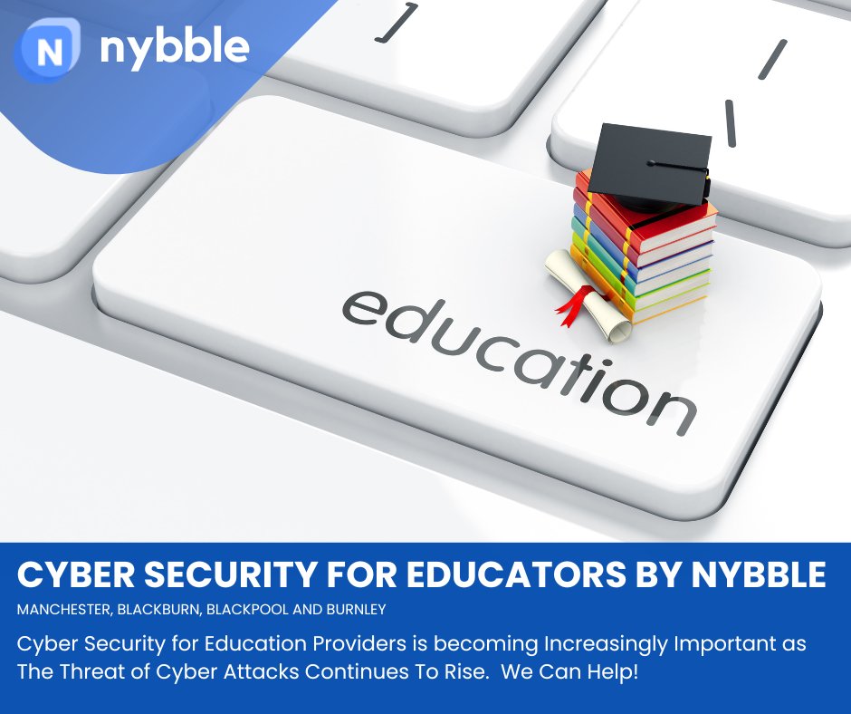 CYBER SECURITY SOLUTIONS FOR EDUCATORS IN MANCHESTER, BLACKBURN, BLACKPOOL AND BURNLEY BY NYBBLE.CO.UK
 
nybble.co.uk/cyber-security/
 
#institutes #educators #educationandtraining #collegeanduniversities #schools #internetsecurity #cybersecurity