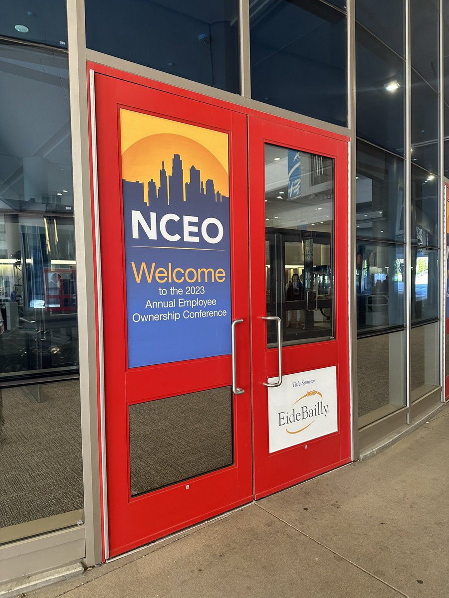 PeteEiden's tweet photo. Excited to be at #NCEO2023 this week! #ESOP #EmployeeOwned https://t.co/WIUoaqCVIb