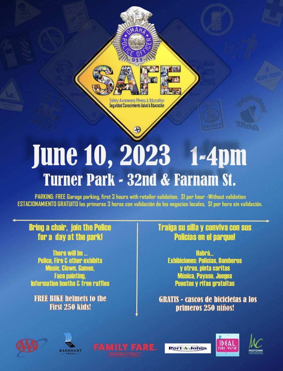 This is a great event for the whole family. June 4, Turner Park, 1-4 p.m.
Este es un evento excelente para toda la familia. 4 de junio, Turner Park, de la 1 a las 4 de la tarde.