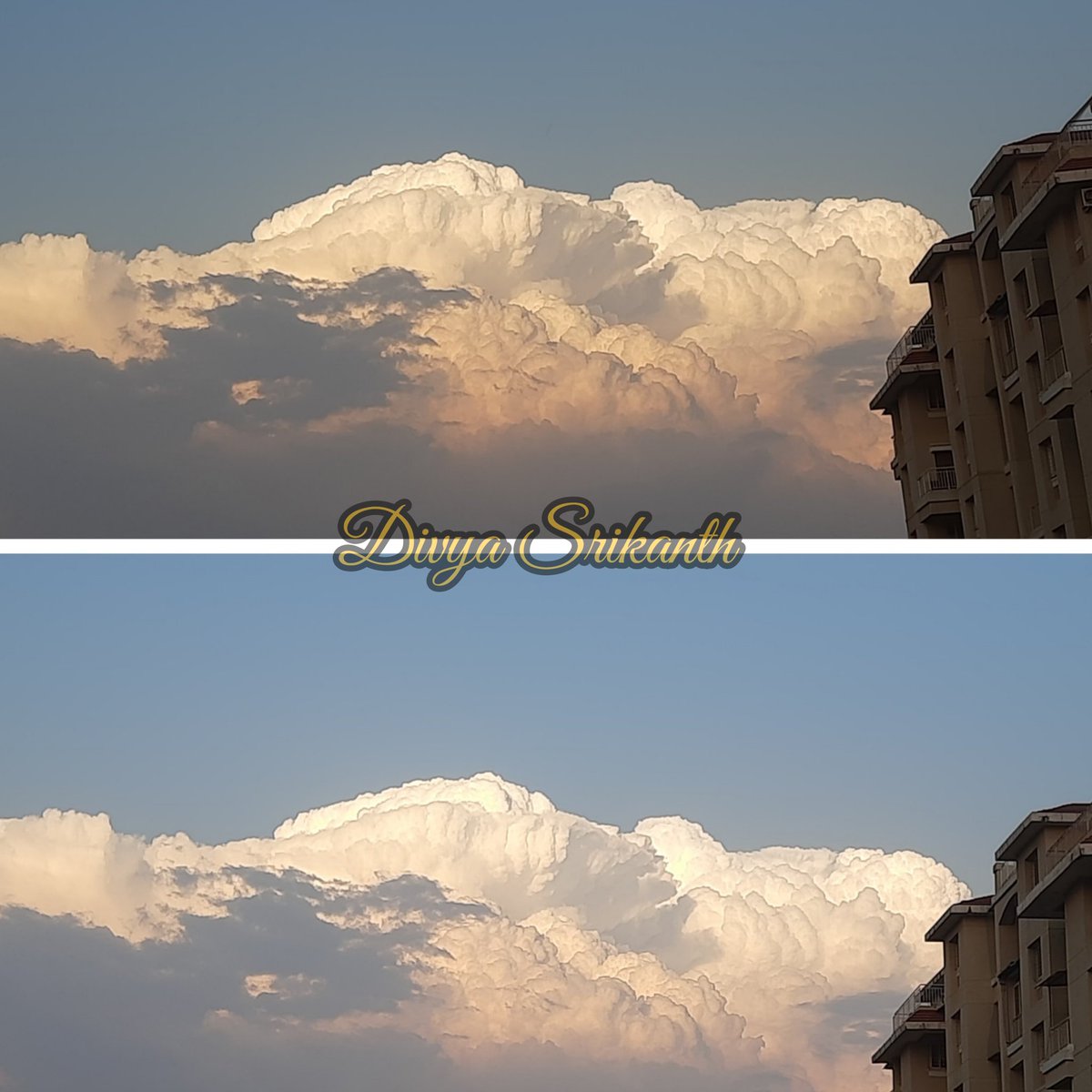 _MyInspirationz's tweet photo. Today's view from the balcony.. A Cloud moulded as Himalayas.. Nature never fails to surprise #cloudscape #cloudography☁️☁️ #eveningskies #nature #clouddesigns #cloudformations #Pune https://t.co/sd2pzB6nOo