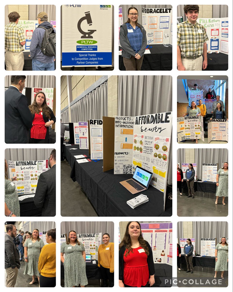 Senior Capstone projects…these students have put in a lot of hard work all school year for today!! They are the next generation of BioMed innovators!!! <a href="/STEMKC/">KC STEM Alliance</a>  <a href="/THSPatriots/">THSPatriots</a> <a href="/WeAreTruman/">TRU CREW</a>  <a href="/PLTWorg/">Project Lead The Way</a> <a href="/ISDSchools/">Independence School District</a>