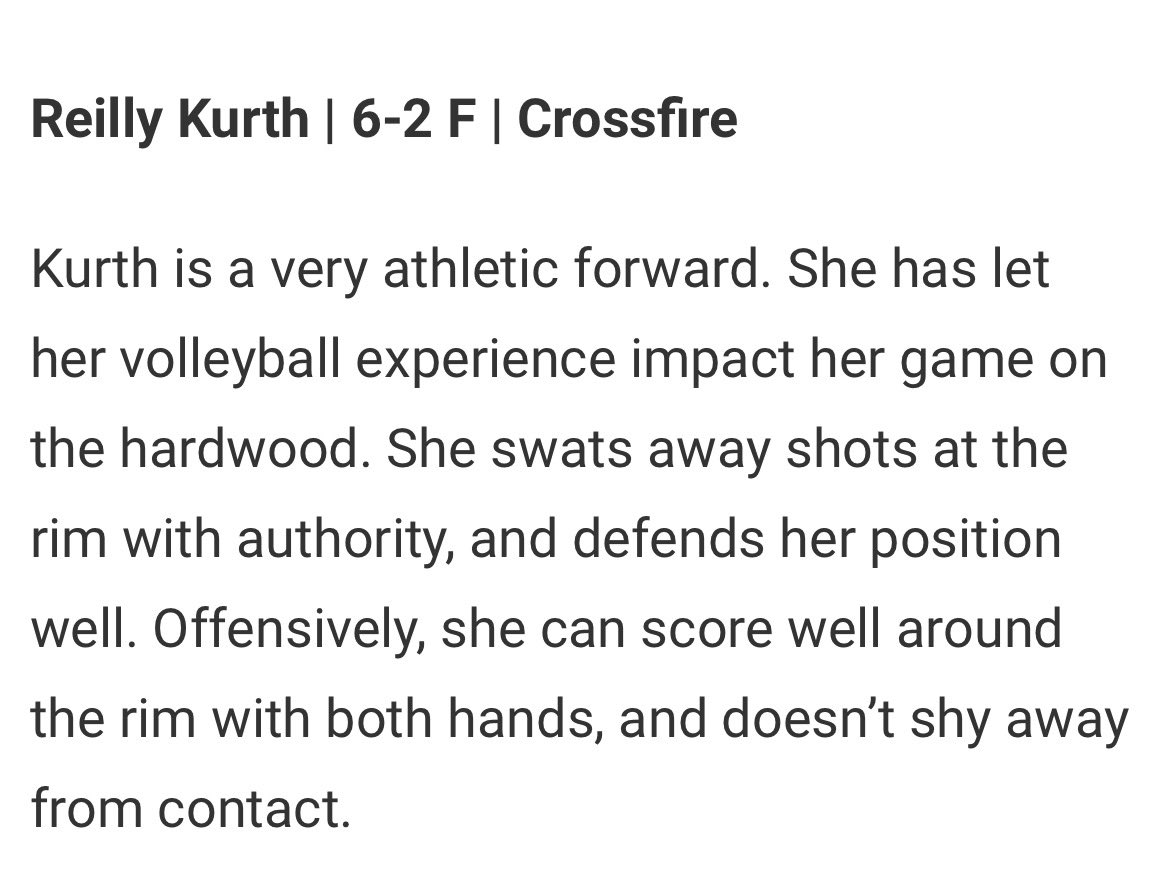Reilly‼️
<a href="/ReillyKurth/">Reilly Kurth</a> <a href="/CrossfireGHoops/">Crossfire Girls Hoops MN AAU</a> <a href="/PGHMinnesota/">Prep Girls Hoops Minnesota</a> <a href="/FiveStateHoops/">Chuck Thompson</a>